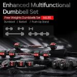 Adjustable Dumbbells Set for Home Workouts