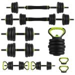 Adjustable 4-in-1 Dumbbell Set for Home Gym