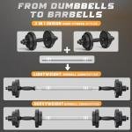 Adjustable KISS GOLD Barbell Weights Dumbbell Set