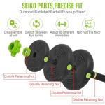 Adjustable 4-in-1 Dumbbell Set for Home Gym