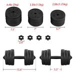 Yaheetech 44 LB Adjustable Dumbbell Weight Set