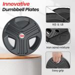 FITPLAM 45lbs Adjustable Dumbbell and Weight Set