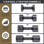 Adjustable Dumbbells Set for Home Gym Workouts