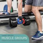 Adjustable Dumbbells Set 25/55lbs for Full Body Workouts