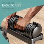 Adjustable Dumbbells Set 25/55lbs for Full Body Workouts