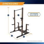 Steelbody Squat Rack with Weight Storage Posts