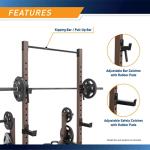 Steelbody Squat Rack with Weight Storage Posts