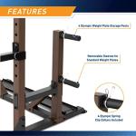Steelbody Squat Rack with Weight Storage Posts