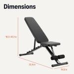 Adjustable Foldable Weight Bench for Home Gym