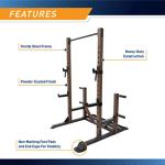 Steelbody Squat Rack with Weight Storage Posts