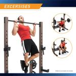 Steelbody Squat Rack with Weight Storage Posts