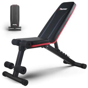 PASYOU Adjustable Weight Bench for Home Workouts