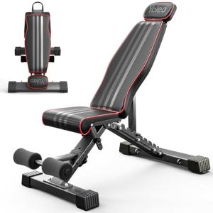 Yoleo Adjustable 660LB Foldable Weight Bench