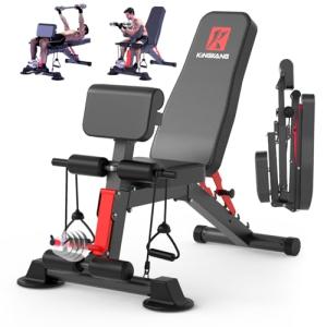Adjustable Foldable Weight Bench for Home Gym