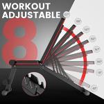 PASYOU Adjustable Weight Bench for Home Workouts