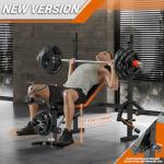 XDDIAS 6-in-1 Weight Bench with Leg Extension