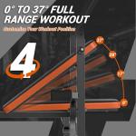XDDIAS 6-in-1 Weight Bench with Leg Extension