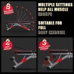 Adjustable Weight Bench for Full Body Workouts