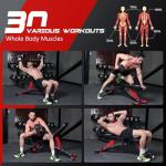 Adjustable Weight Bench for Home Gym Workouts