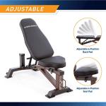 Steelbody Deluxe 6-Position Weight Bench for Strength