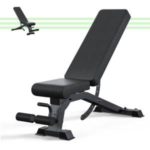 Adjustable Heavy-Duty Weight Bench for Home Gym