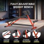 Fitness Reality 2-in-1 Adjustable Weight Bench