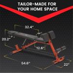 Fitness Reality 2-in-1 Adjustable Weight Bench