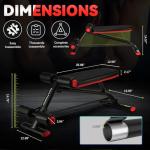 Adjustable Sit-Up Bench for Home Gym Workouts