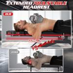 Adjustable 1200LBS Weight Bench for Home Gym
