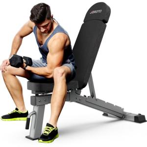 JOROTO Adjustable Weight Bench for Full Body Workouts