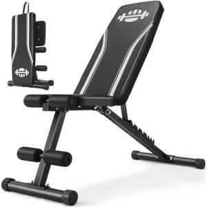 ANCHEER Foldable Weight Bench for Home Gym