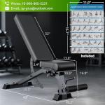 Adjustable Heavy-Duty Weight Bench for Home Gym
