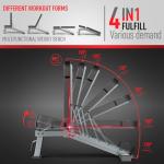 JOROTO Adjustable Weight Bench for Full Body Workouts