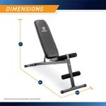 Marcy Versatile Exercise Utility Bench in Black