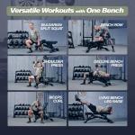 Adjustable Weight Bench for Strength Training