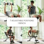 Adjustable 5-in-1 Foldable Weight Bench