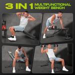 ANCHEER Foldable Weight Bench for Home Gym