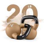 Yes4All Neoprene Kettlebell and Dumbbell Set 20 LB