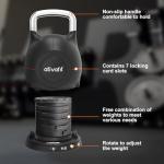 Ativafit 7-in-1 Adjustable Kettlebell for Home Gym