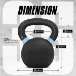 Yes4All 16 KG Cast Iron Kettlebell - Non-Slip