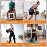 Ativafit 7-in-1 Adjustable Kettlebell for Home Gym