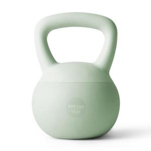 YOTTOY 10 LB Soft Kettlebell with Grip