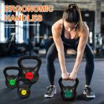Wide Grip Kettlebell Set: 3 or 4 Piece Options
