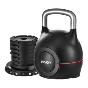 Adjustable Kettlebell with 7 Weight Levels