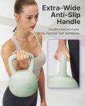 YOTTOY 10 LB Soft Kettlebell with Grip