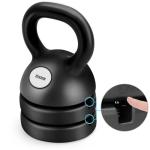 Cisleb 3-in-1 Adjustable Kettlebell Weight Set
