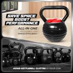Yes4All Adjustable Kettlebell Weight Set with Handle
