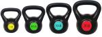 OLIXIS 50LBS 4-Piece Kettlebell Set for Home Gym