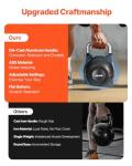 Adjustable Kettlebell with 7 Weight Levels