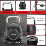 Adjustable Ergonomic Kettlebell Weight Set 5-44 lbs